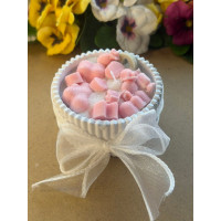 Ароматна свещ от соев и пчелен восък в кашпа М693