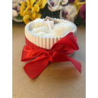 Ароматна свещ от соев и пчелен восък в кашпа М701