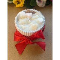 Ароматна свещ от соев и пчелен восък в кашпа М701