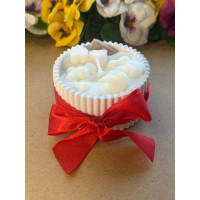 Ароматна свещ от соев и пчелен восък в кашпа М701