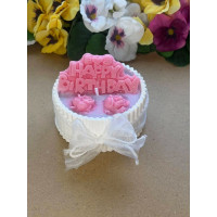 Ароматна свещ от соев и пчелен восък в кашпа М703