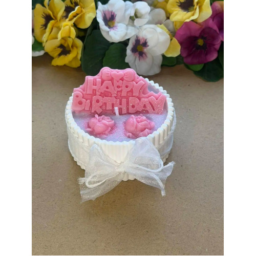 Ароматна свещ от соев и пчелен восък в кашпа М703