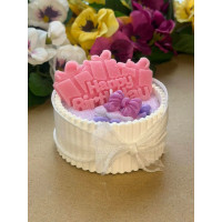 Ароматна свещ от соев и пчелен восък в кашпа М704