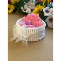 Ароматна свещ от соев и пчелен восък в кашпа М705