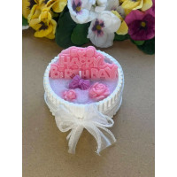 Ароматна свещ от соев и пчелен восък в кашпа М705