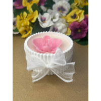 Ароматна свещ от соев и пчелен восък в кашпа М706