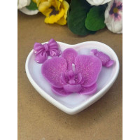 Ароматна свещ от соев и пчелен восък в кашпа М708