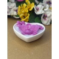 Ароматна свещ от соев и пчелен восък в кашпа М708