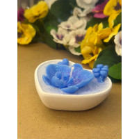 Ароматна свещ от соев и пчелен восък в кашпа М709