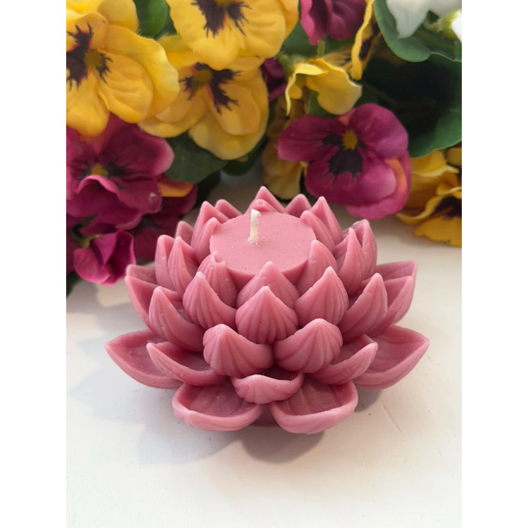 Ароматна свещ от соев и пчелен восък Водна Лилия М578