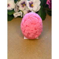 Ароматна свещ от соев и пчелен восък Яйце Рози М714