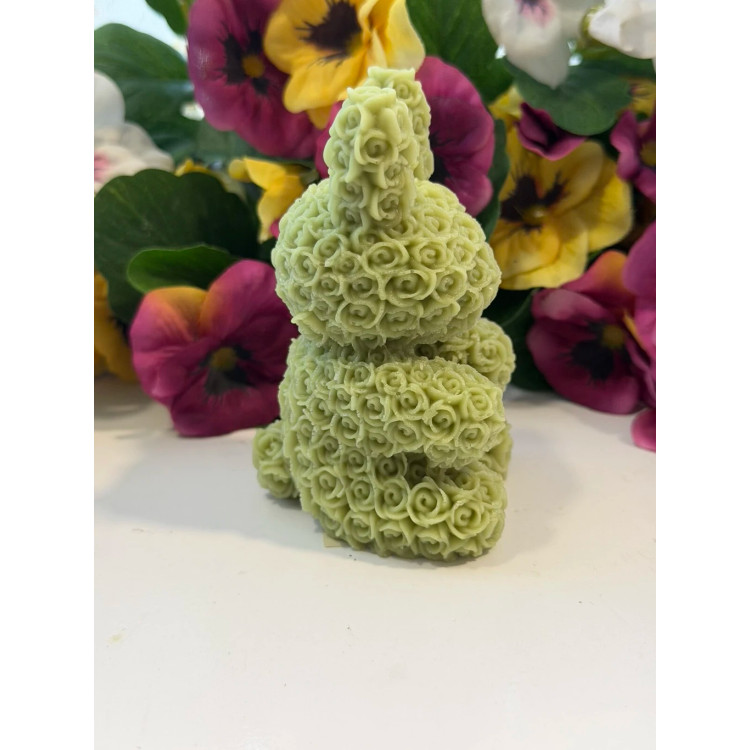 Ароматна свещ от соев и пчелен восък Зайче М577