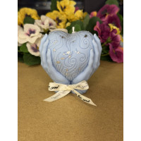 Ароматна свещ от соев восък Сърце