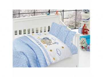 Бебешко спално бельо Бамбук Kitty Blue