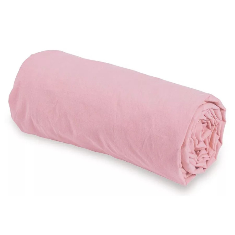 Чаршаф с ластик Jersey Розов 90/200