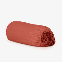 Чаршаф с ластик Ранфорс Нюанси тера 90/200/30