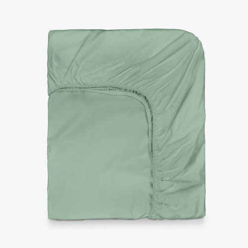 Чаршаф с ластик Ранфорс Нюанси зелен