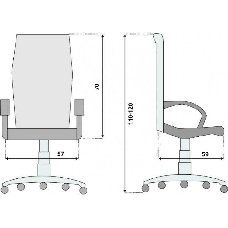 Директорски стол Royal Seat кафяв