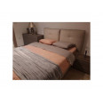 Двуцветно спално бельо от 100% памук Светло Розово/Сиво