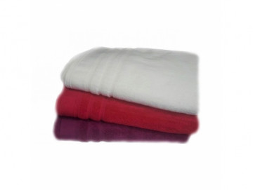 Едноцветна хавлиена кърпа микропамук - Бордо