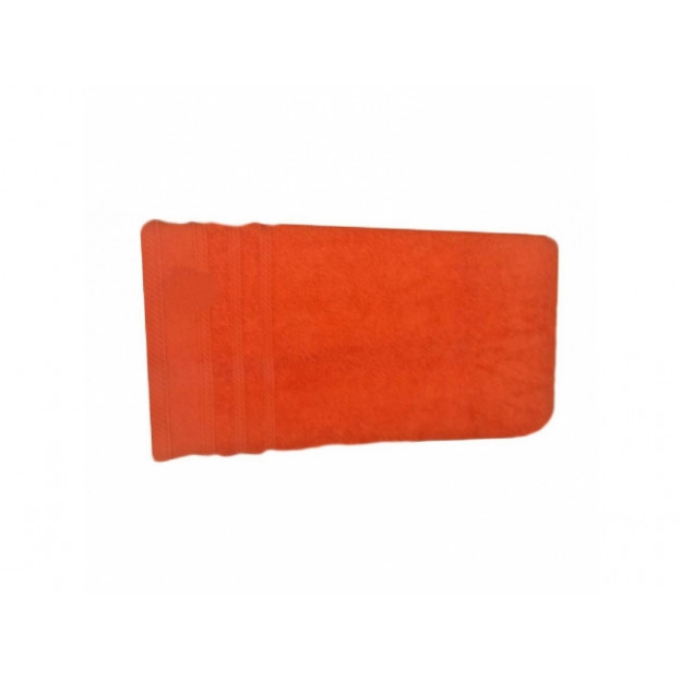 Едноцветна хавлиена кърпа микропамук - Оранжева