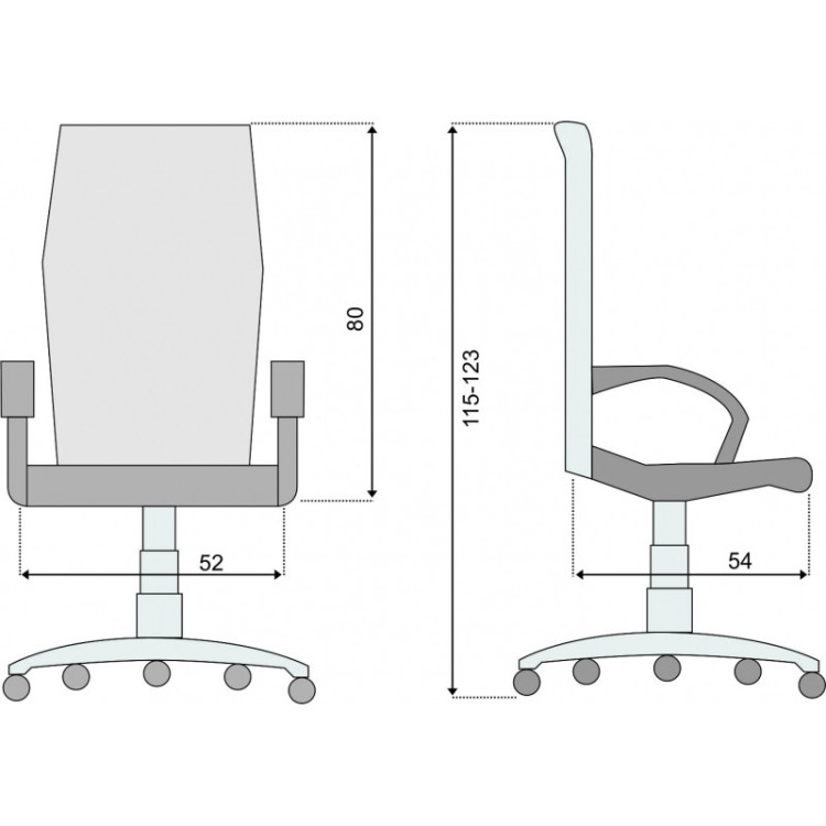 Ергономичен директорски стол RT-2004H Relax LUX черен/бял