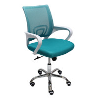 Ергономичен работен стол Кидо тюркоаз