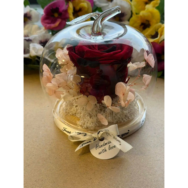 Естествена вечна роза J2