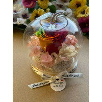 Естествена вечна роза J5