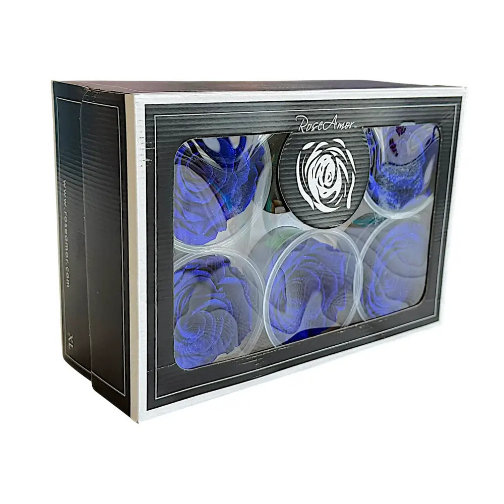 Естествена вечна роза Diamond Dust Blu 03 XL | Intermatrak.com