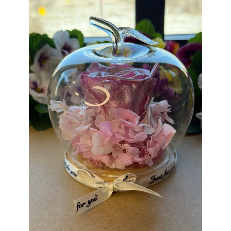 Естествена вечна роза J14