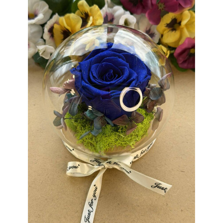 Естествена вечна роза J14