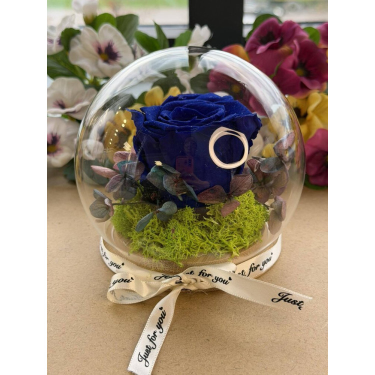 Естествена вечна роза J14