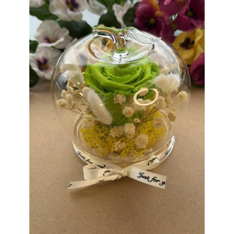 Естествена вечна роза J15