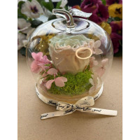 Естествена вечна роза J17