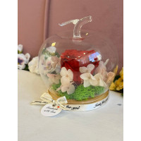 Естествена вечна роза J18