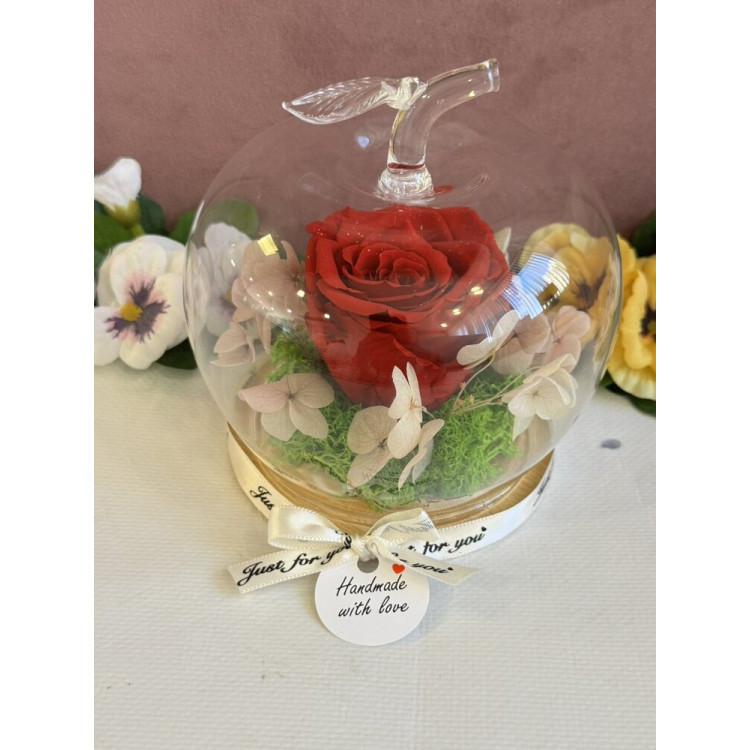 Естествена вечна роза J18