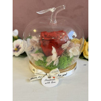 Естествена вечна роза J18