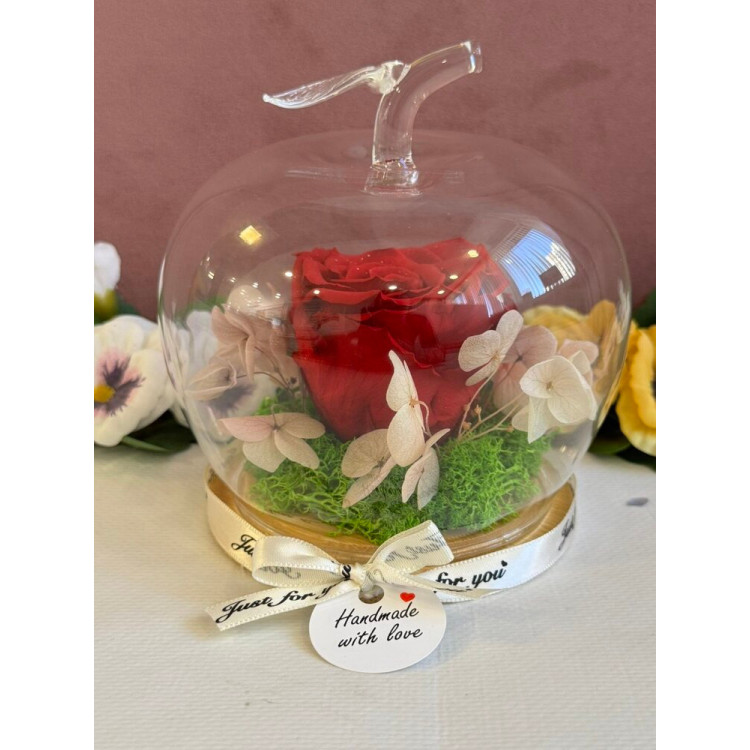 Естествена вечна роза J18