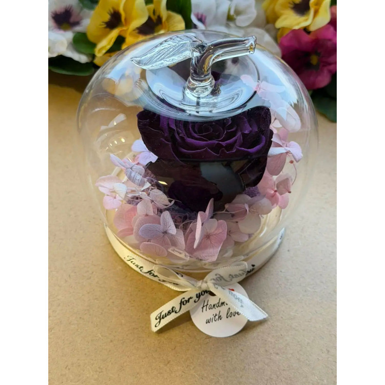 Естествена вечна роза J18