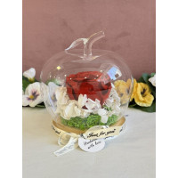 Естествена вечна роза J20