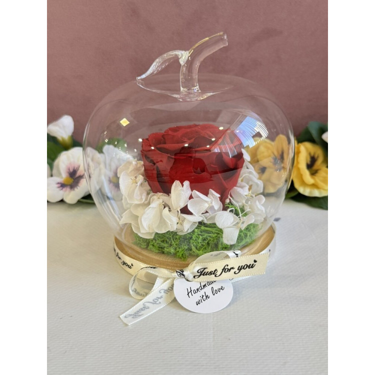 Естествена вечна роза J20