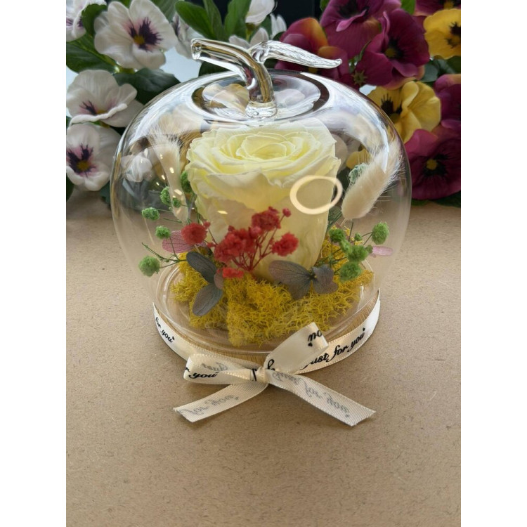 Естествена вечна роза J31