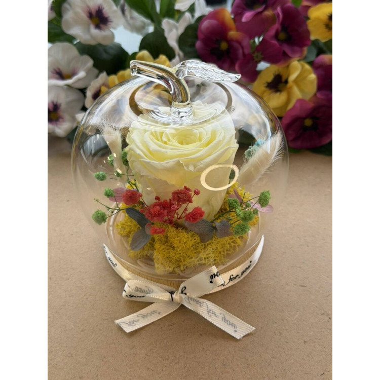 Естествена вечна роза J31