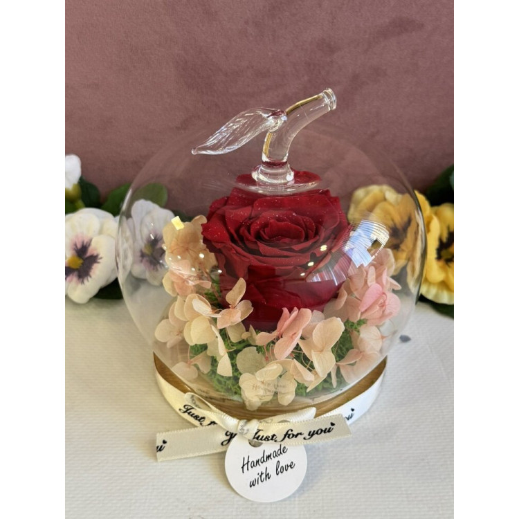 Естествена вечна роза J32