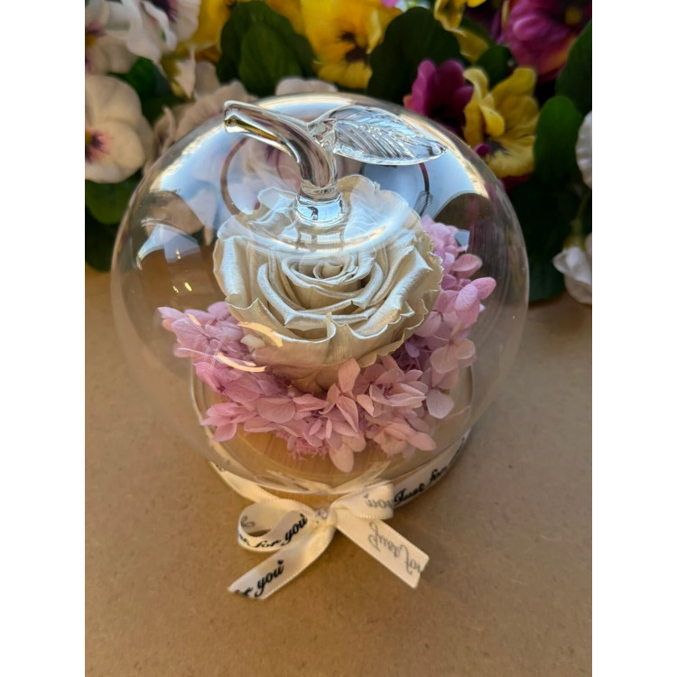 Естествена вечна роза J45