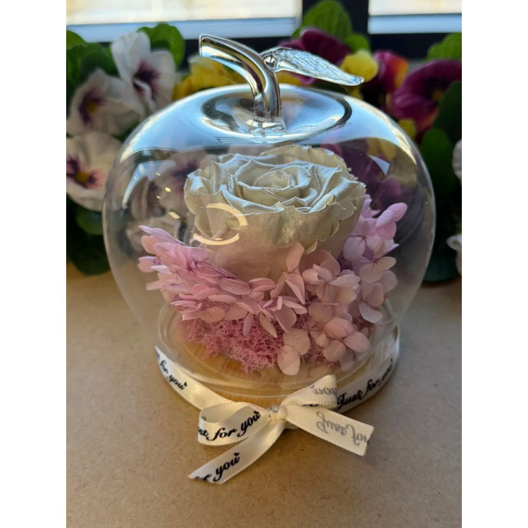 Естествена вечна роза J45