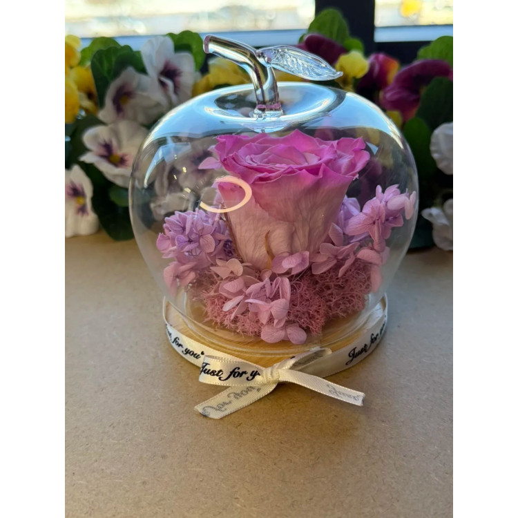 Естествена вечна роза J47