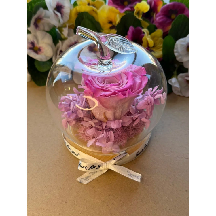 Естествена вечна роза J47