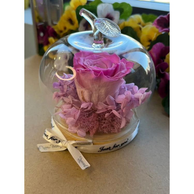 Естествена вечна роза J47